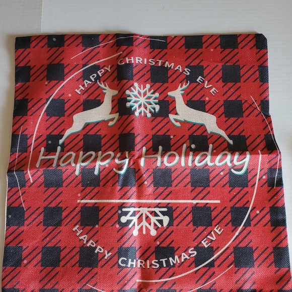 Christmas Throw Pillow Case Cover set of 4 - Picture 5 of 9